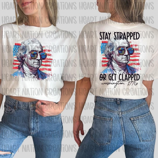 Stay strapped Front and Back design